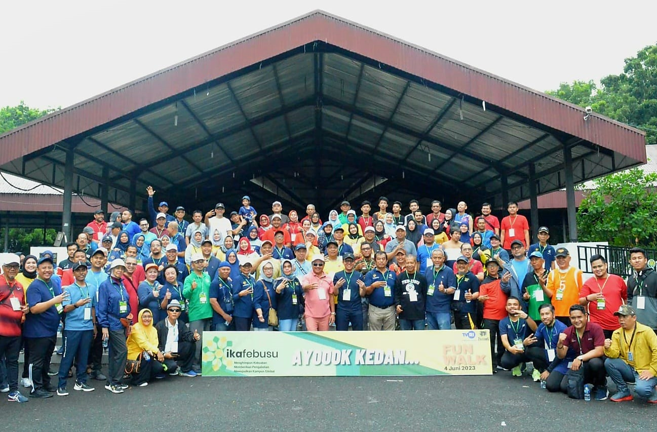 Peringati Hari Lahir Pancasila, IKAFEB USU Gelar Fun Walk di Wilayah Kampus