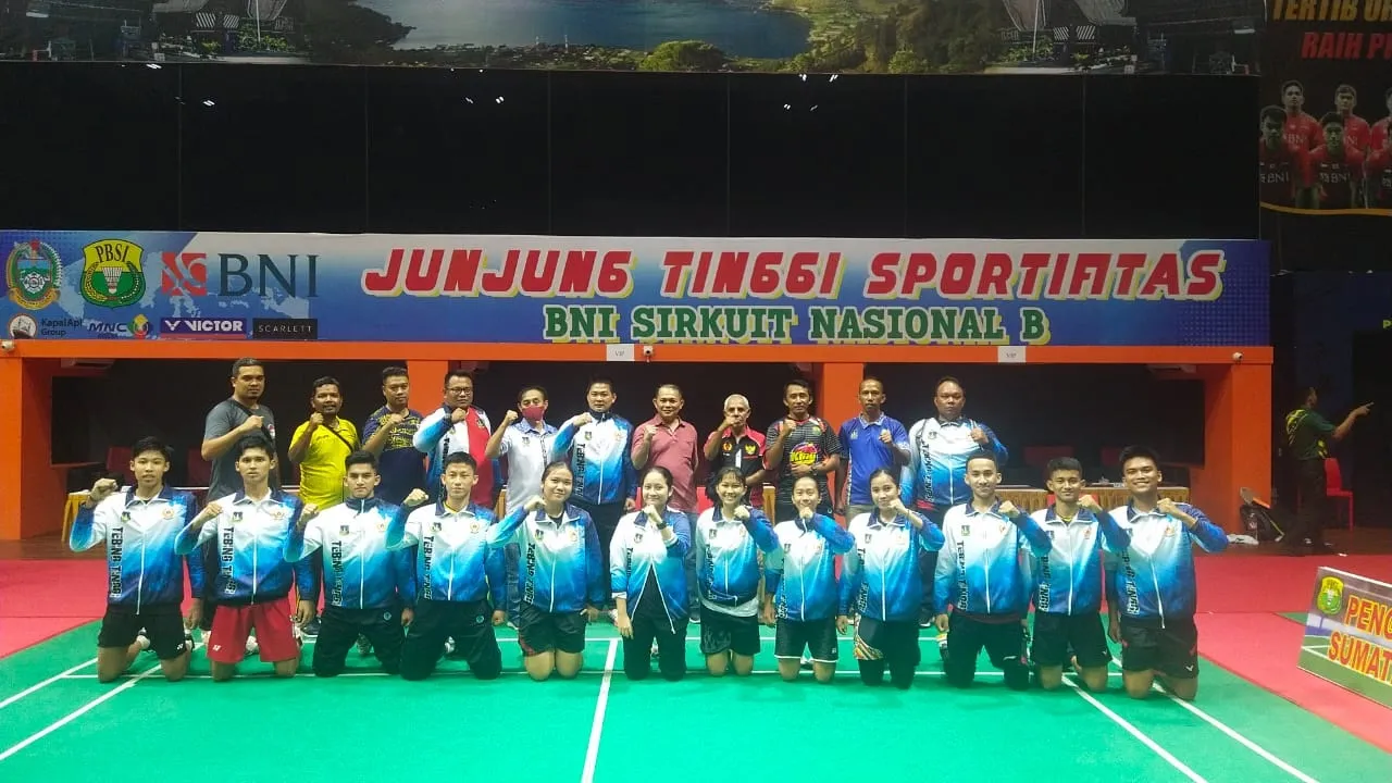 Tebingtinggi Borong Emas Bulutangkis Beregu