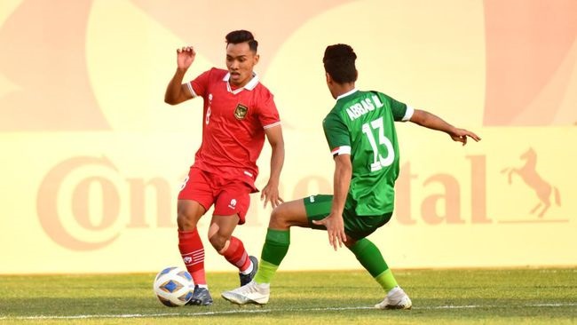 Timnas Dikalahkan 10 Pemain Irak