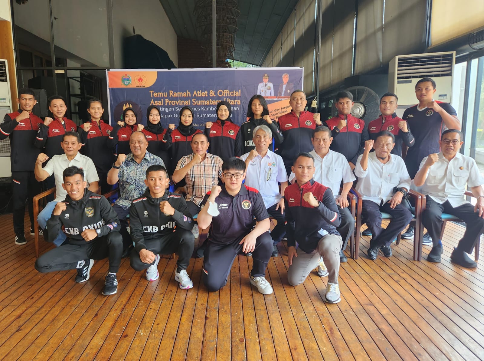 Gubsu Minta Atlet Sumut Kibarkan Merah Putih