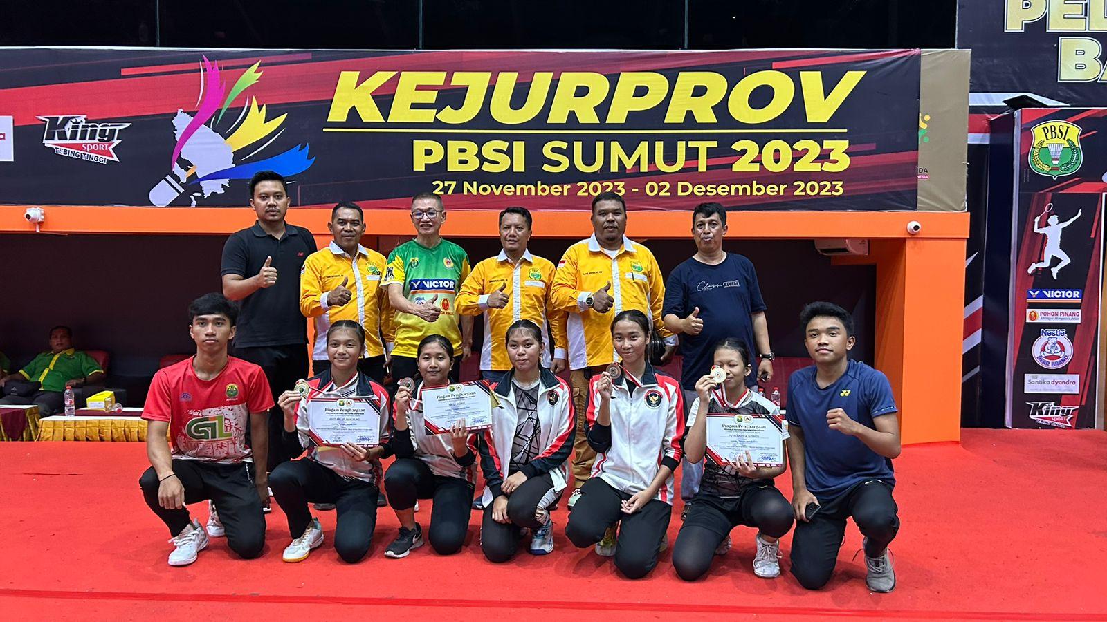 Asahan Sabet 2 Emas Kejurprov PBSI Sumut