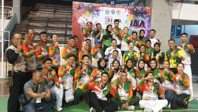 Taget 13 Emas Tercapai, Medan Juara Karate