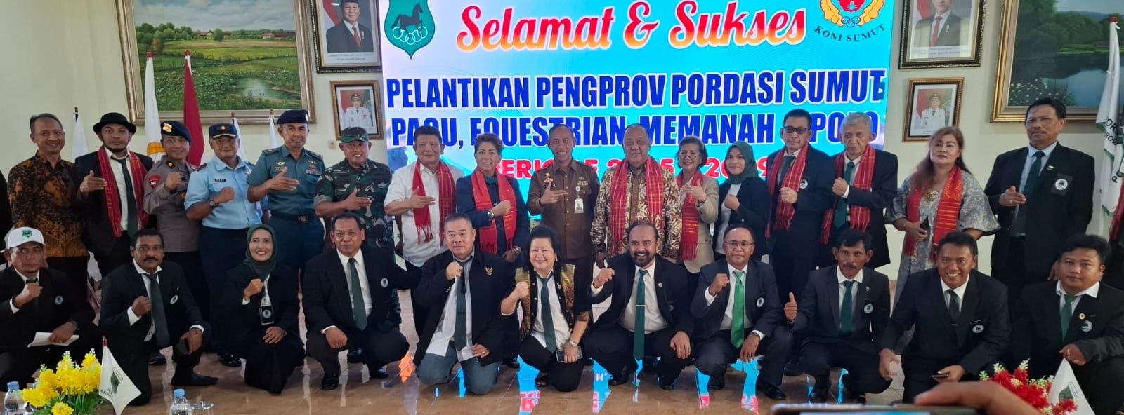 Sejarah Ketum KONI Pusat Kunjungi KONI Sumut