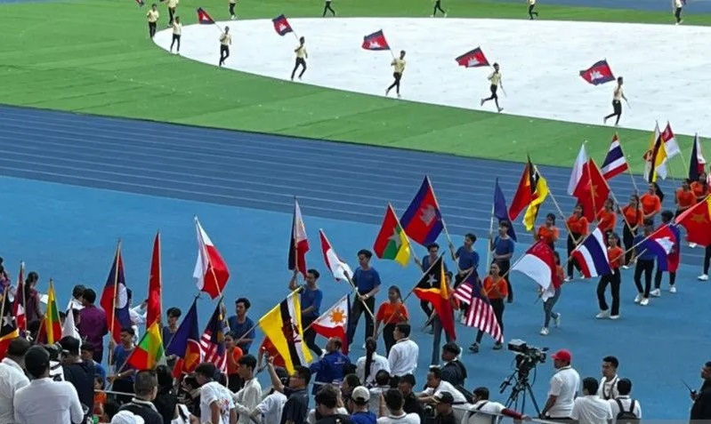 Bendera Indonesia Terbalik Di Pembukaan SEA Games
