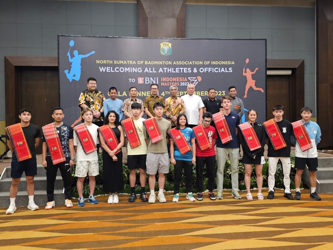 Peserta Sangat Terkesan Sambutan PBSI Sumut