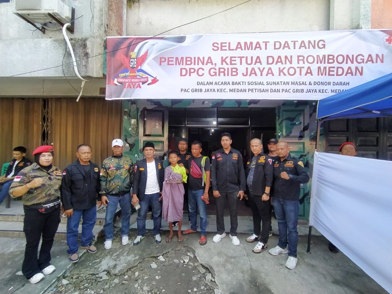 Grib Utamakan Kesehatan, PAC Medan Petisah Dan Medan Barat Gelar Baksos