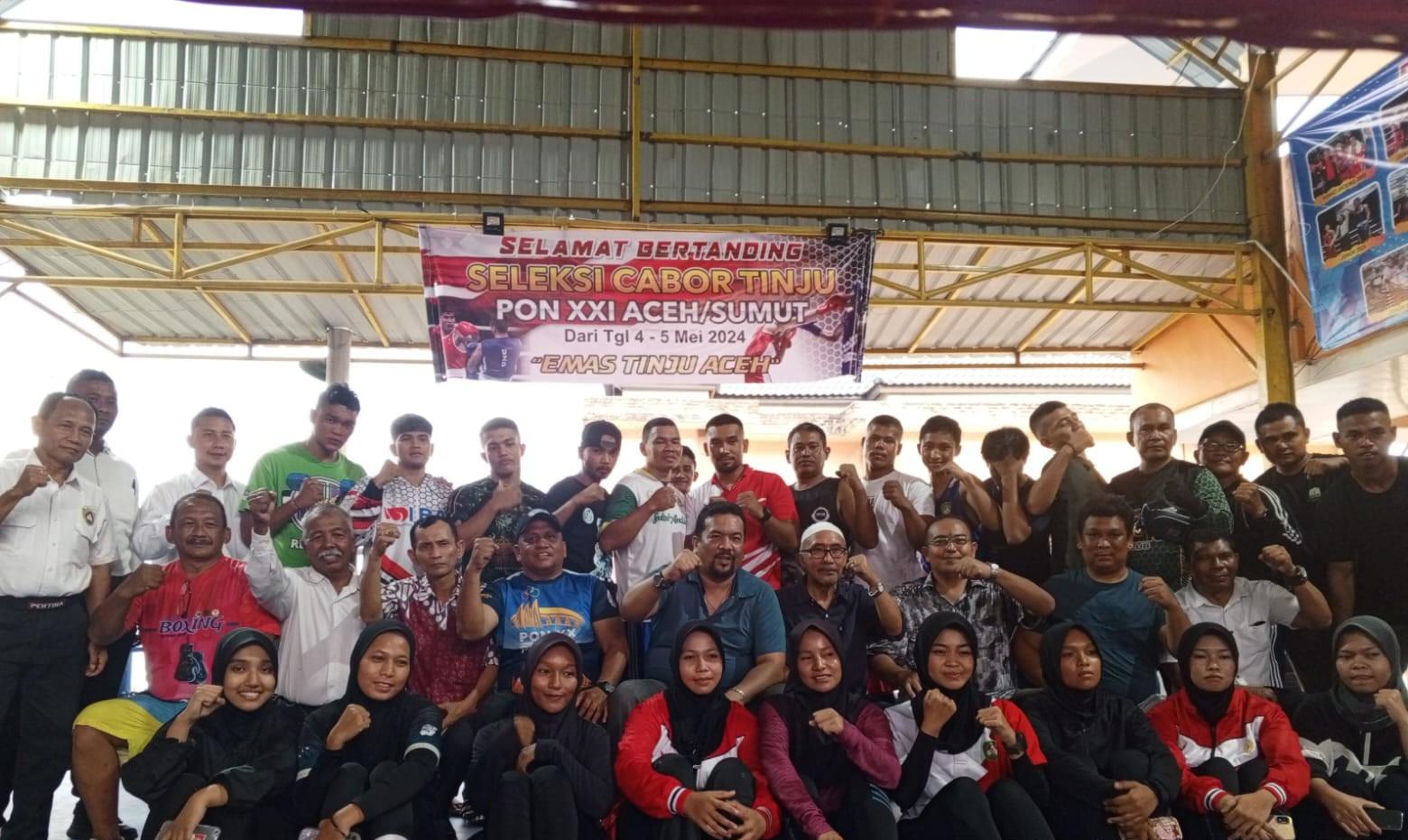Pertina Aceh Tetapkan 21 Petinju PON