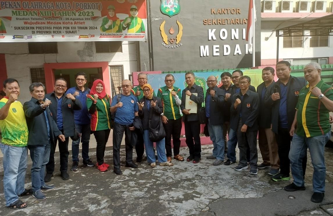 KONI Bandung Kunjungi KONI Medan