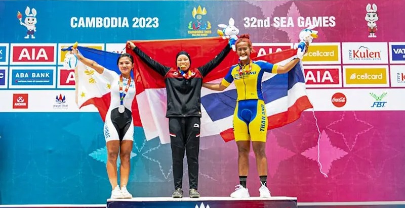 Debut Manis Pebalap Sepeda Sumut Dara Latifah