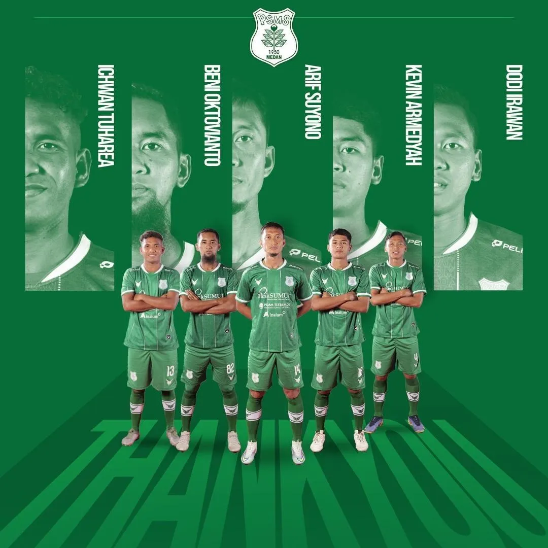 PSMS Putus Kontrak Lima Pemain