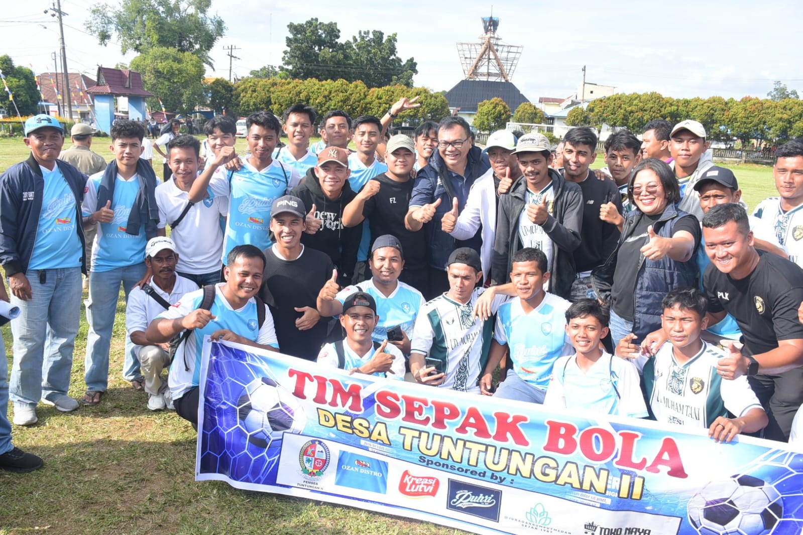 Dibuka Bupati Deliserdang, Turnamen Sepakbola Piala Kades Pancur Batu Bergulir