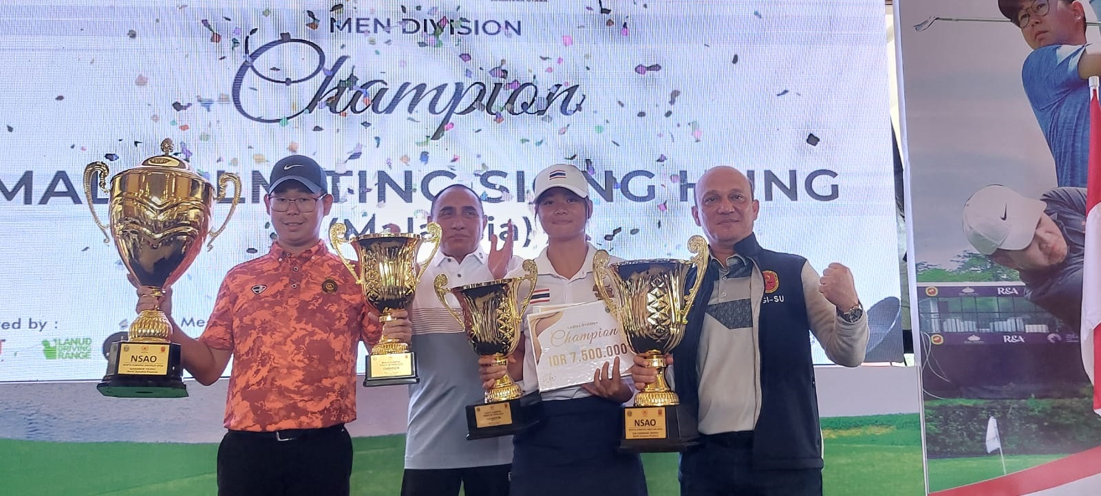 Pegolf Malaysia Boyong Piala Gubsu