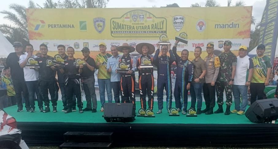 H Rihans Juara Sumatera Utara Rally
