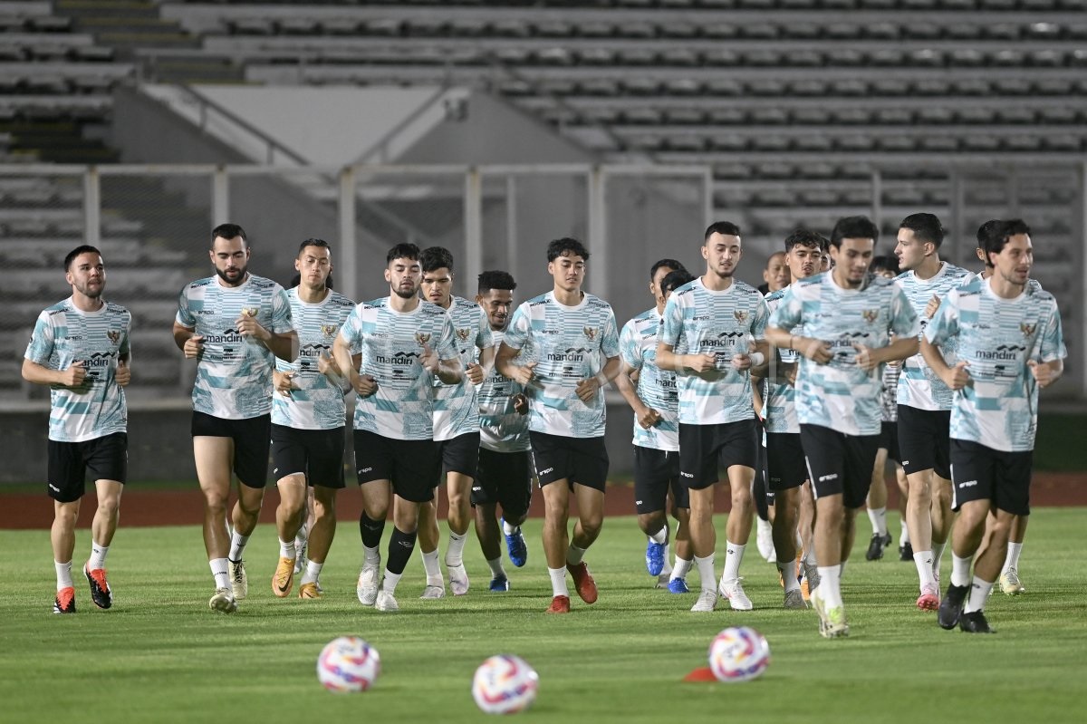 Timnas Latihan Serius Tanpa Canda