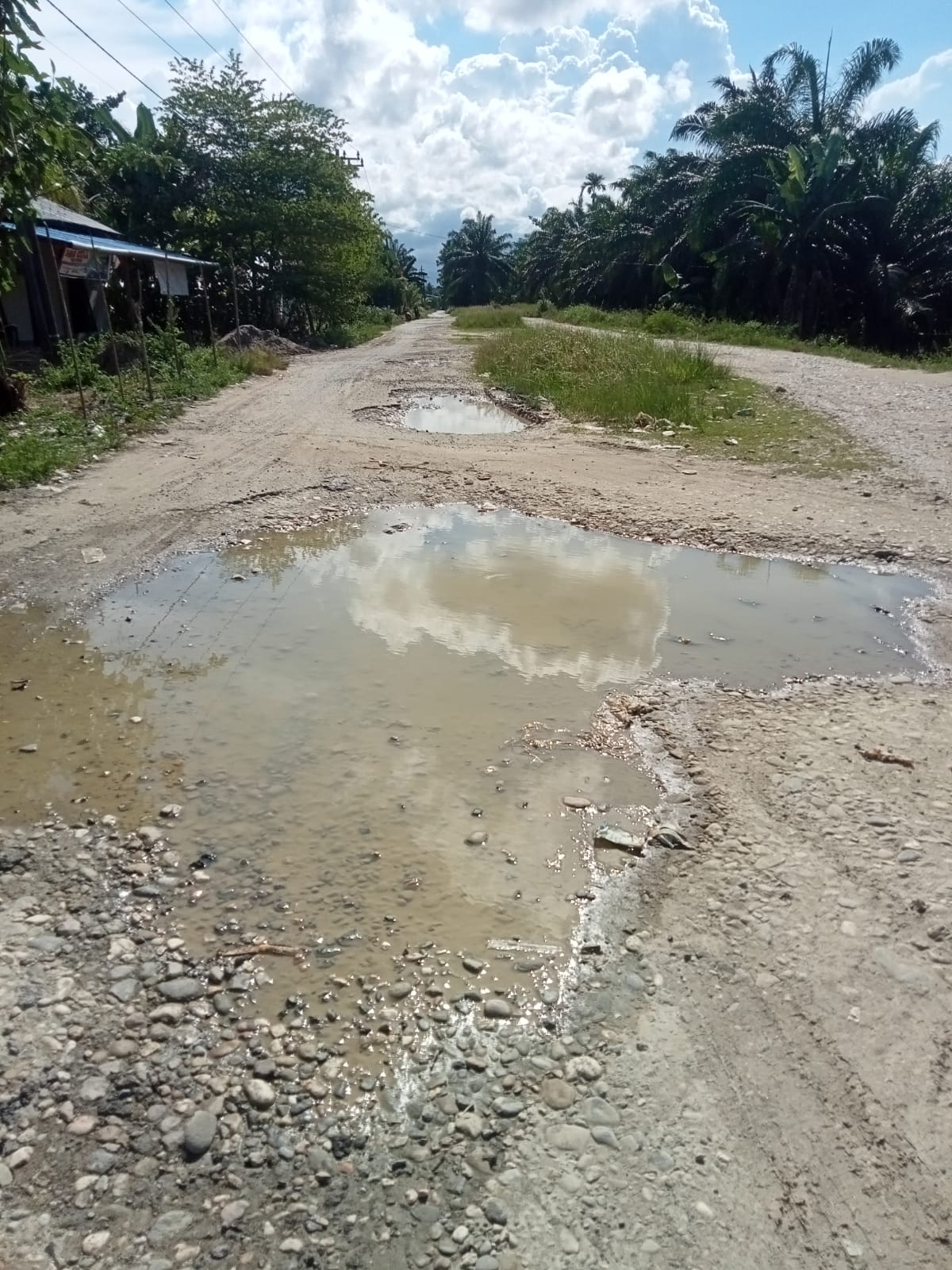 Empat Kali Bupati Berganti, Kerusakan Jalan Kabupaten Di Besitang Tak Jadi Perhatian
