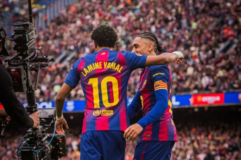 Hattrick Pertama Yamal Bersama Barcelona