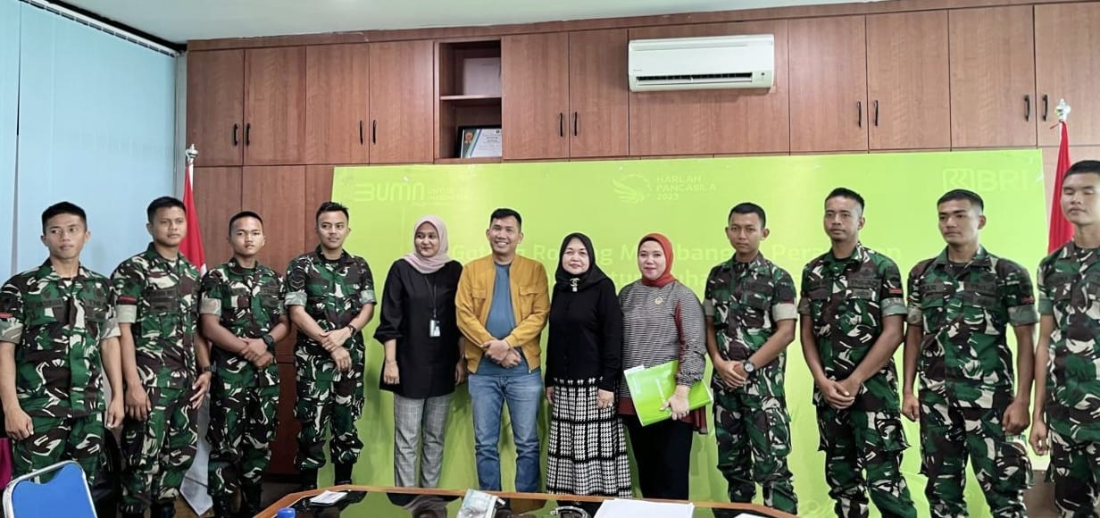 Tindaklanjuti Kerja Sama, BRI Lubukpakam Layani KPR TNI Brigif 7/RR