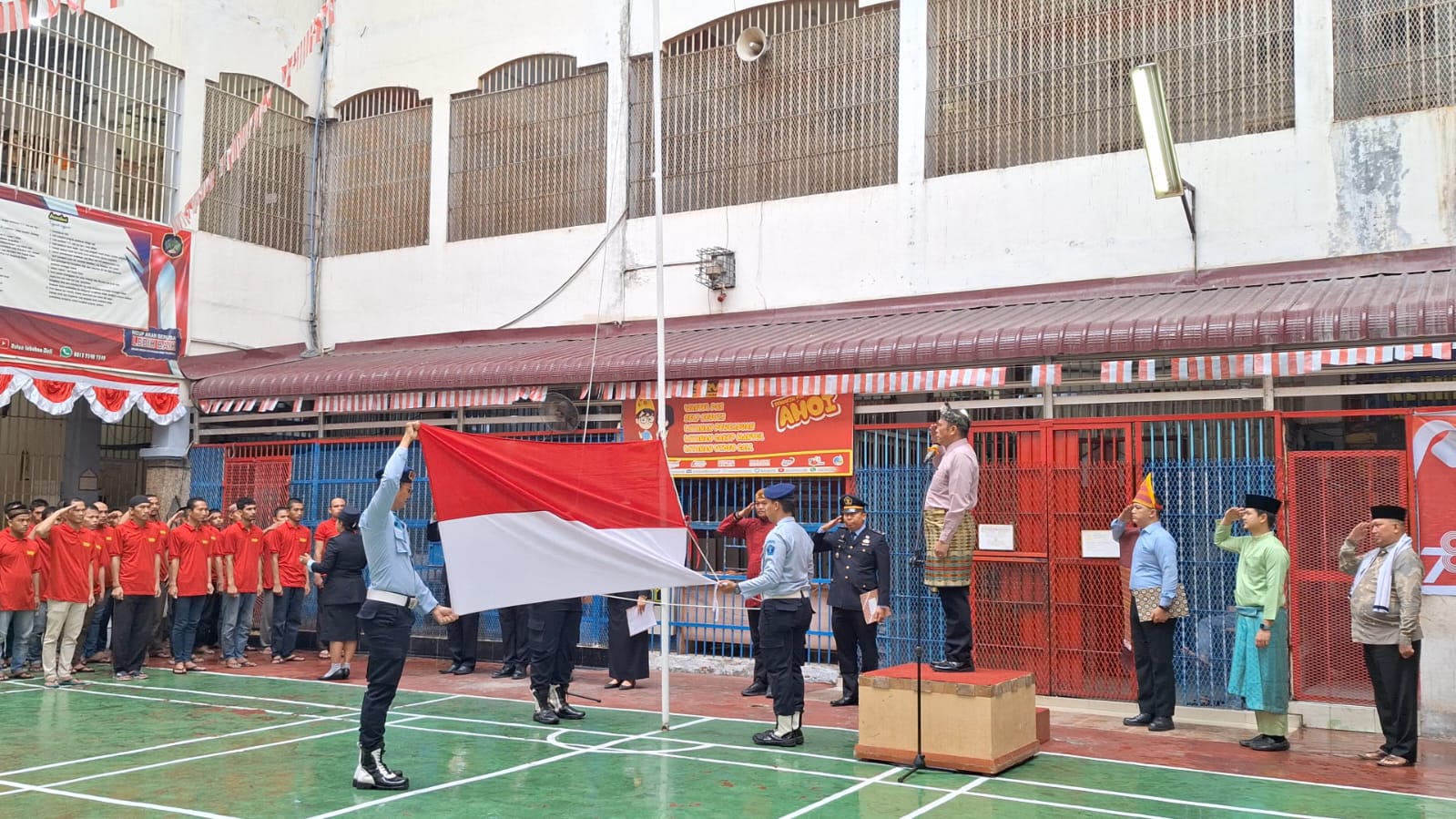 Rutan Labuhandeli Dan Warga Binaan Peringati HUT RI