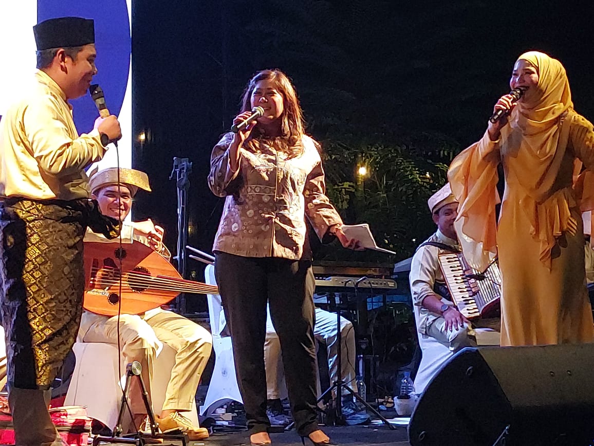 Di Panggung Hiburan Rakyat, Meutya Hafid Ajak Masyarakat Wujudkan Pengembangan Teknologi TV Digital
