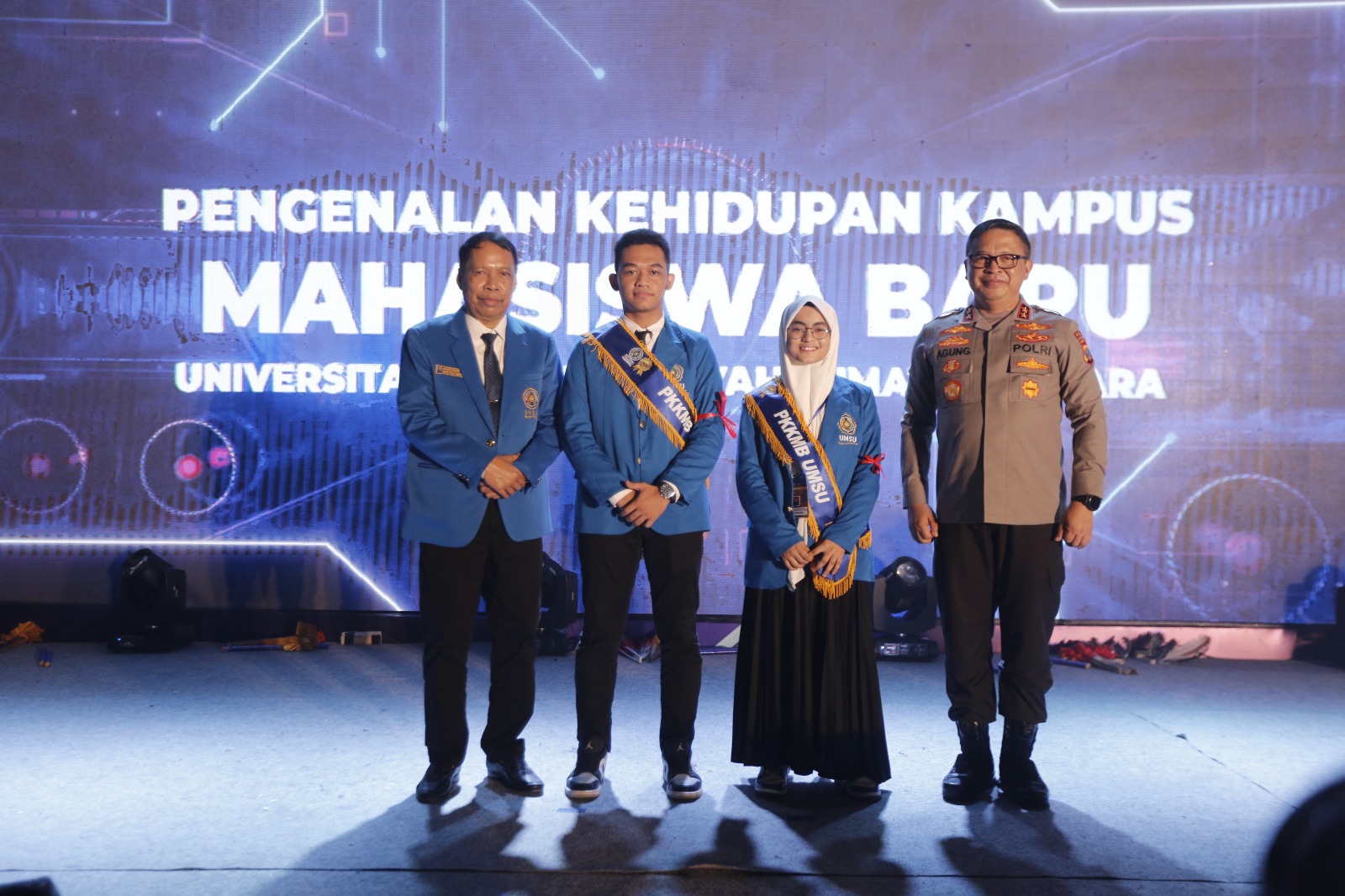 Pembukaan PKKMB Meriah Kapoldasu Apresiasi UMSU