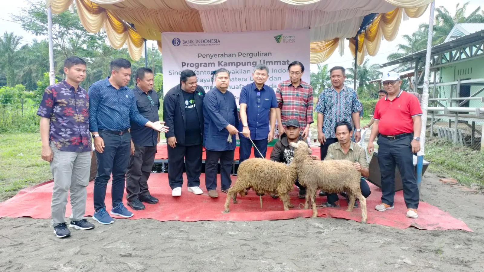 <em>DDWaspada Bersama Bank Indonesia Sumut Sukses Gulirkan Program Kampung Umat</em>