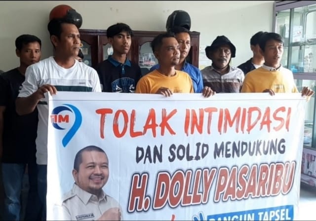 Tim Sukses “Siluman” Diduga Mengintimidasi Pendukung Dolly Di Tapsel