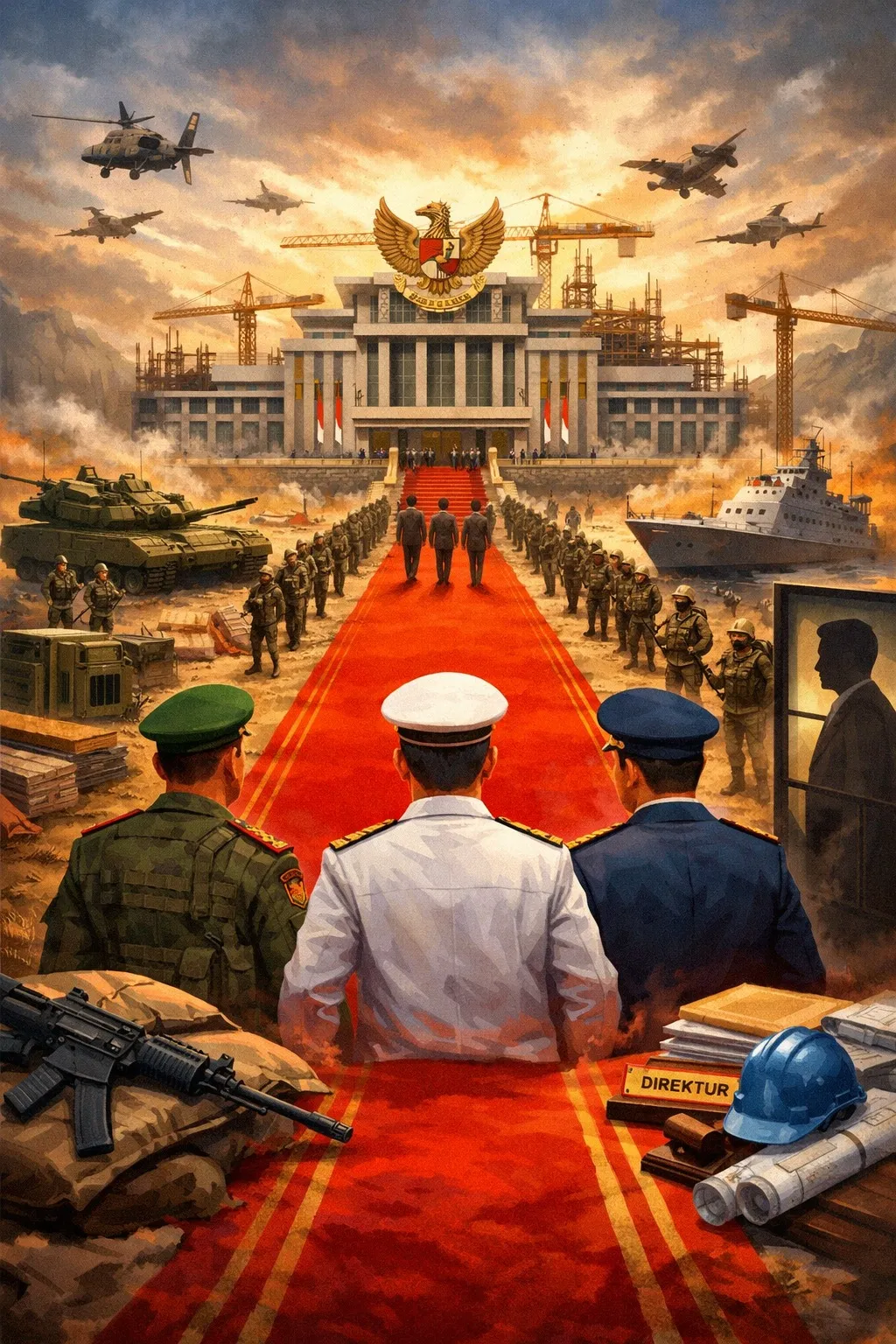 Karpet Merah Markas Baru Tentara