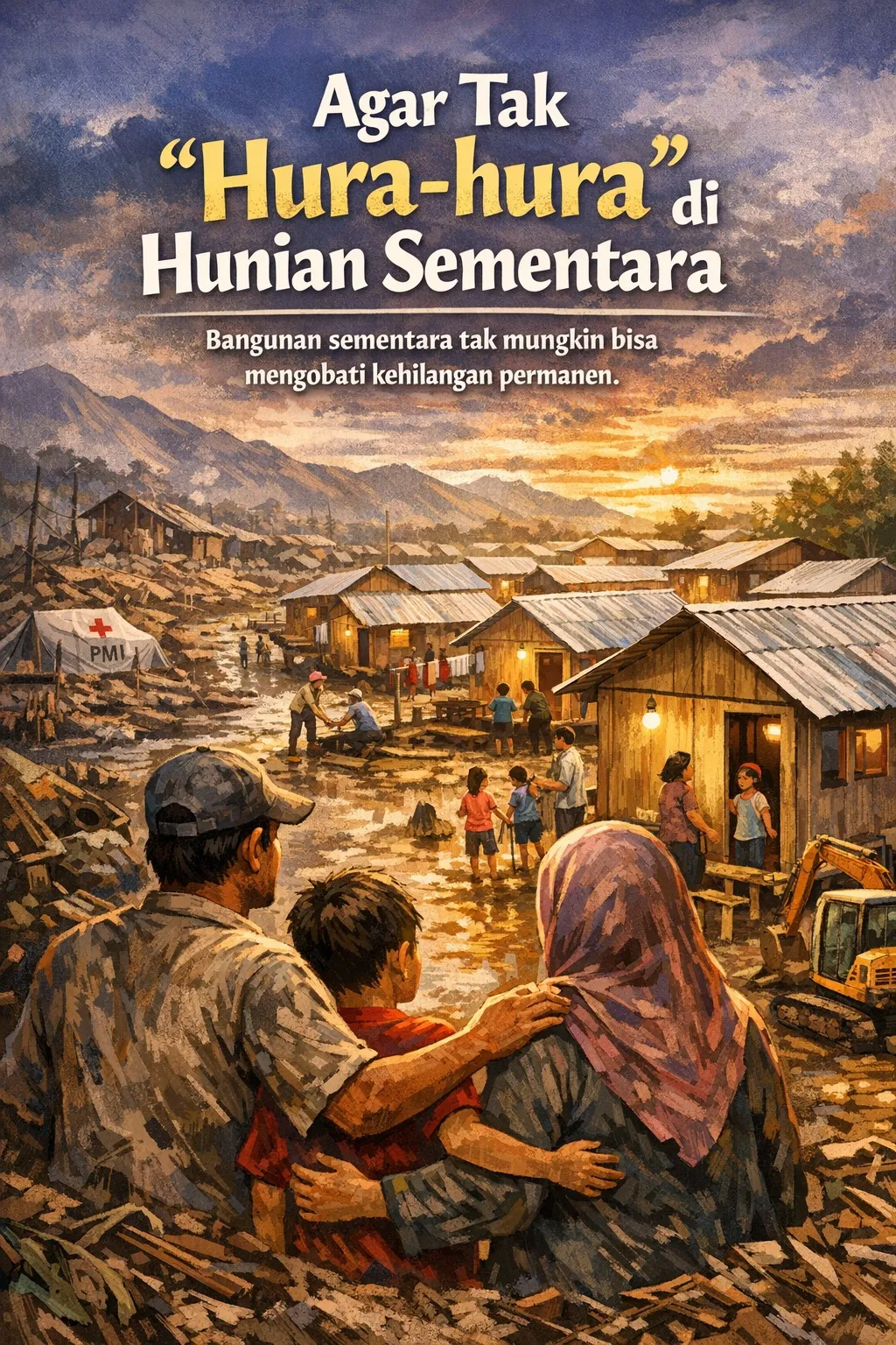 Agar Tak “Hura-hura” di Hunian Sementara