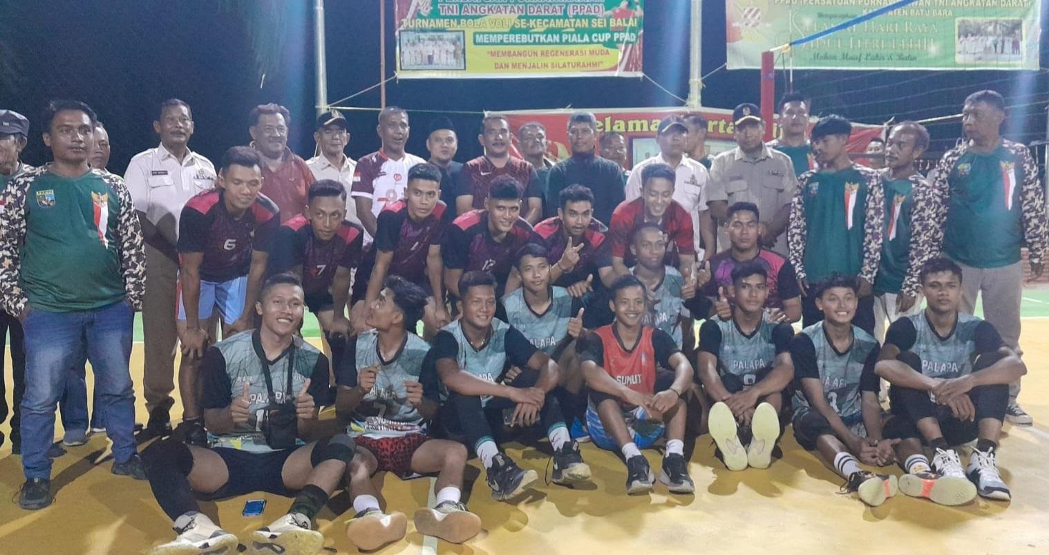 Turnamen Voli Piala PPAD Batubara Sukses