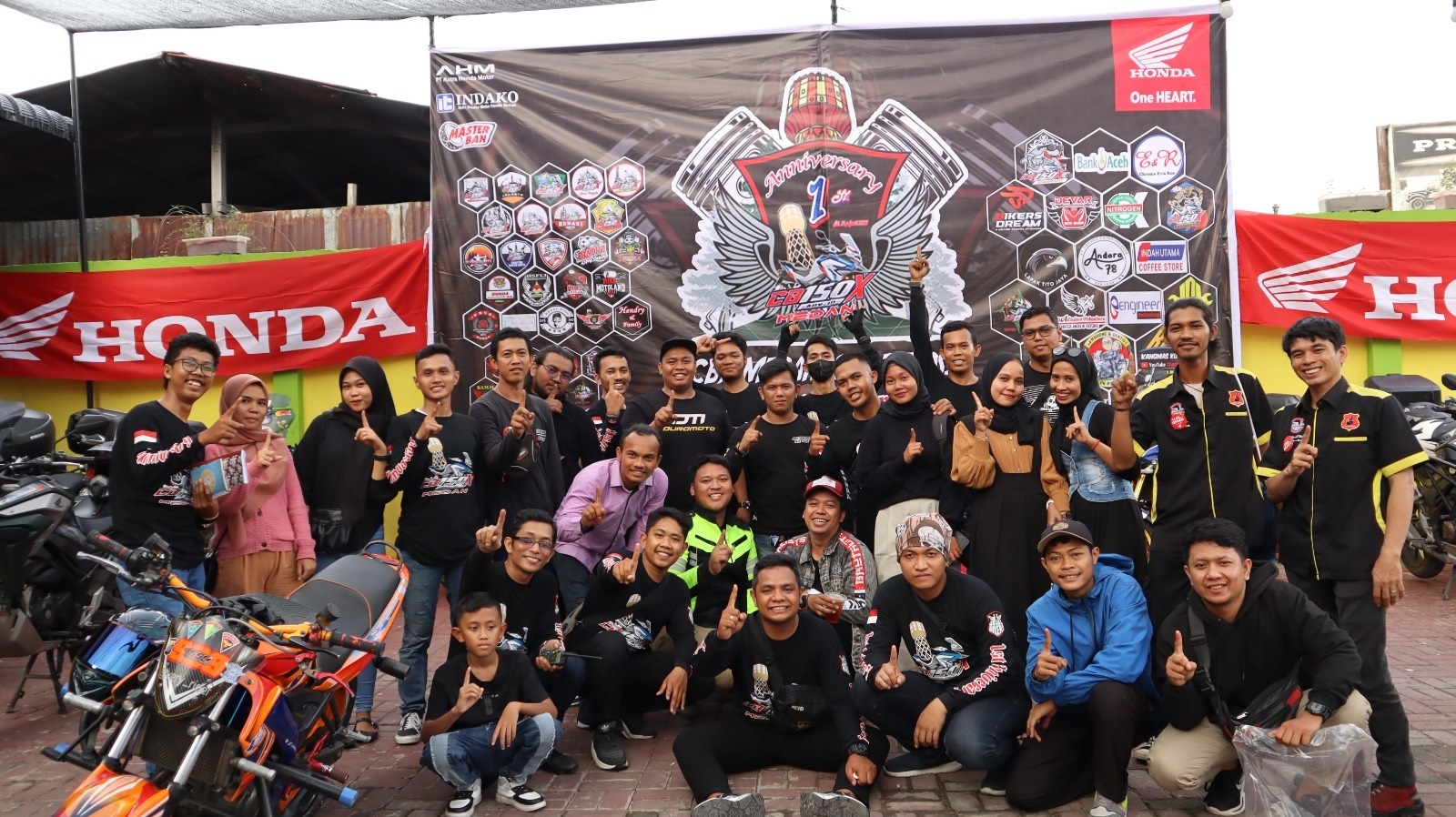 Bikers CB150X Adventure ID Medan Aksi Peduli