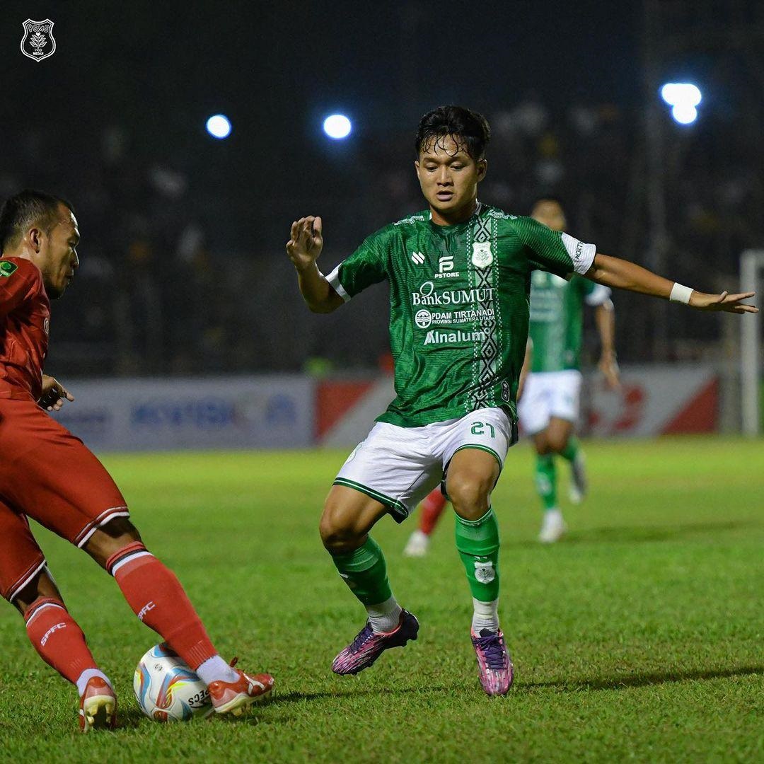 Miftah Bersyukur PSMS Curi Poin Semen Padang