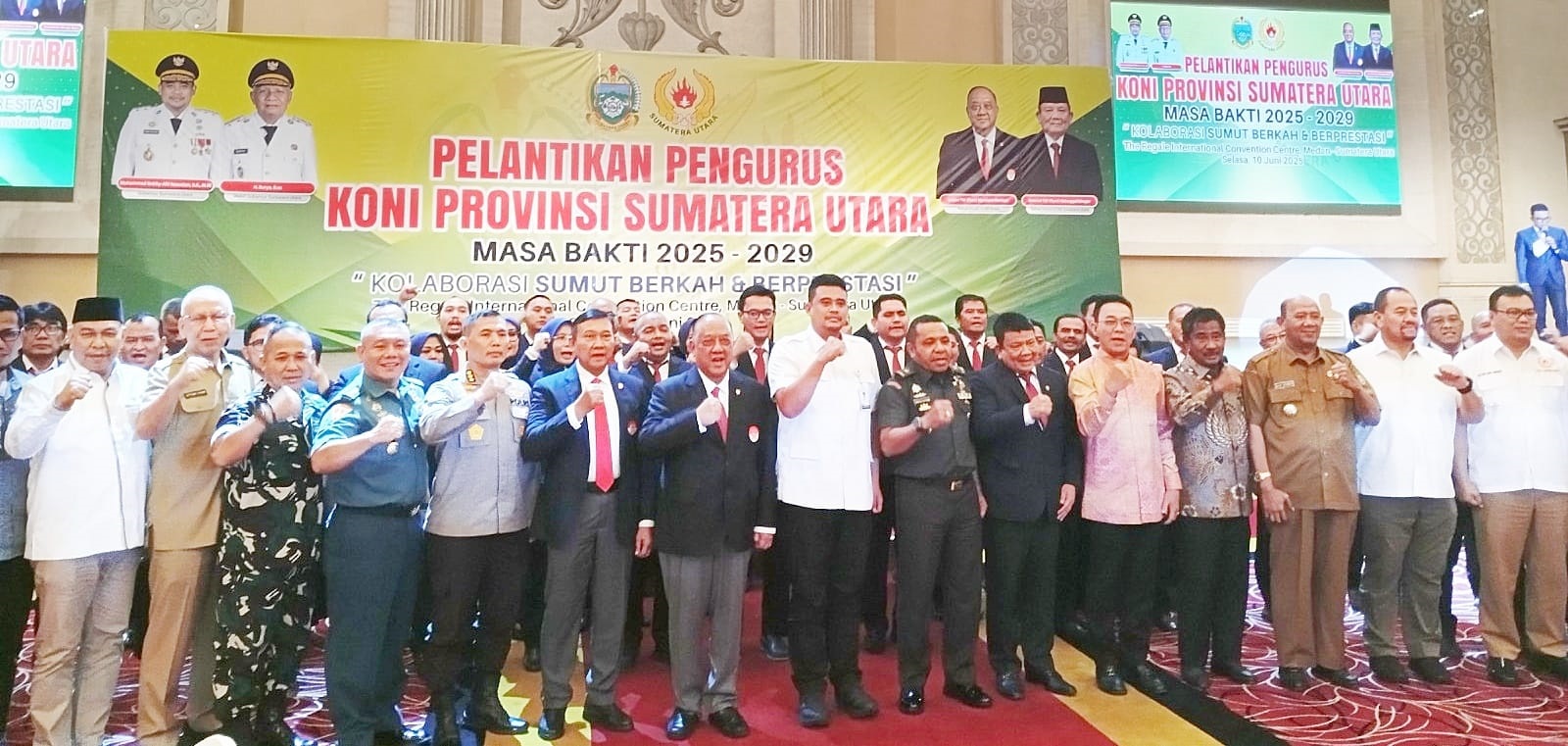 Gubsu Dukung Penuh KONI Sumut