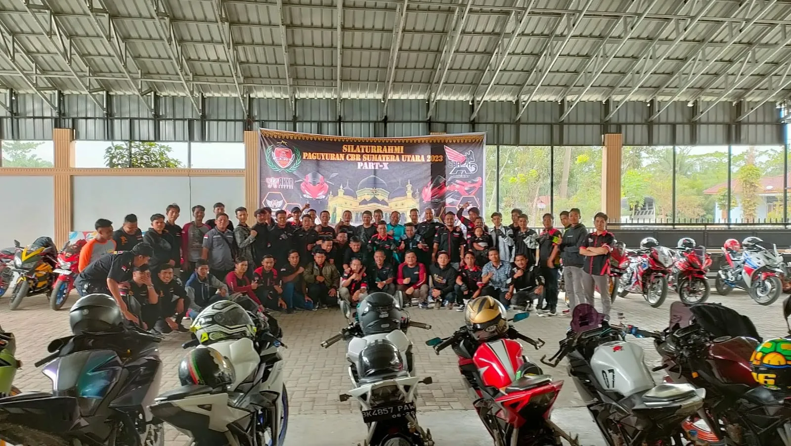 Silaturahim Paguyuban Part X Perkuat Eksistensi Pecinta Honda CBR Sumut