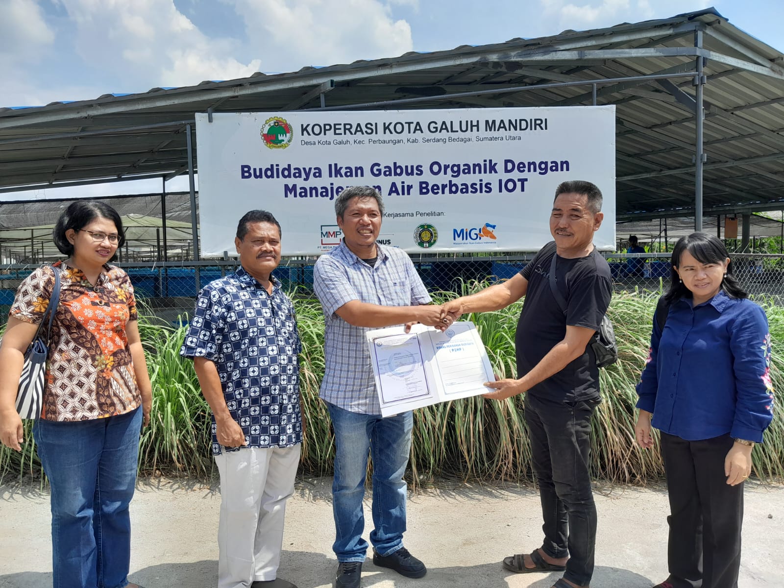 Pusat Pembenihan Ikan Gabus Sergai Berhasil Memperoleh Sertifikat CPIB