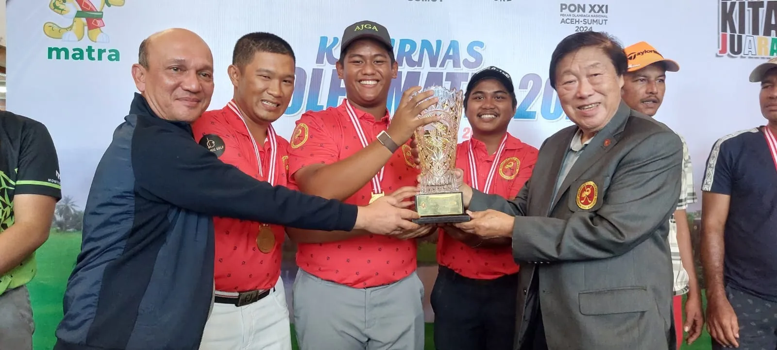 Golf Sumut Cetak Sejarah Dulang Emas Kejurnas