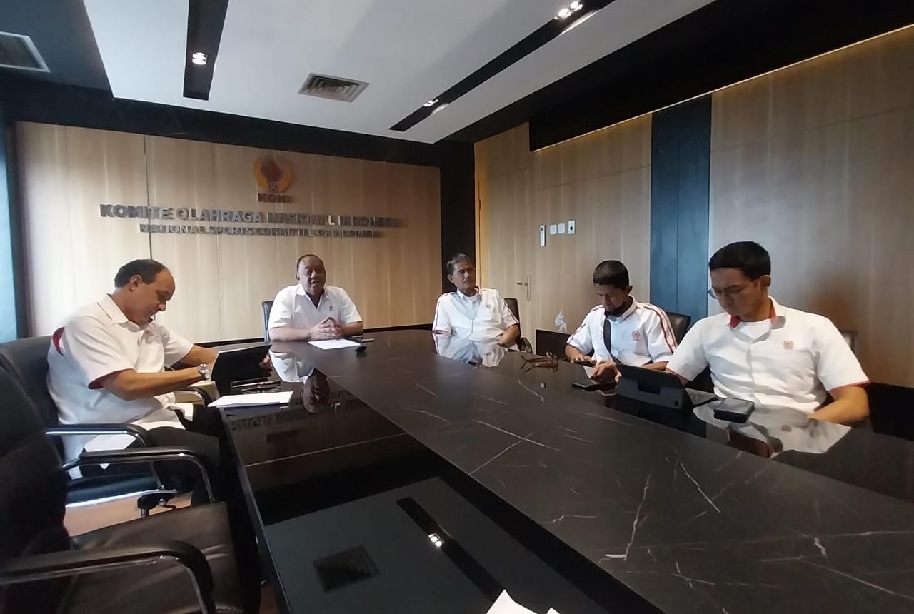 Marciano Ajak Humas KONI Semarakkan Hitung Mundur PON XXI
