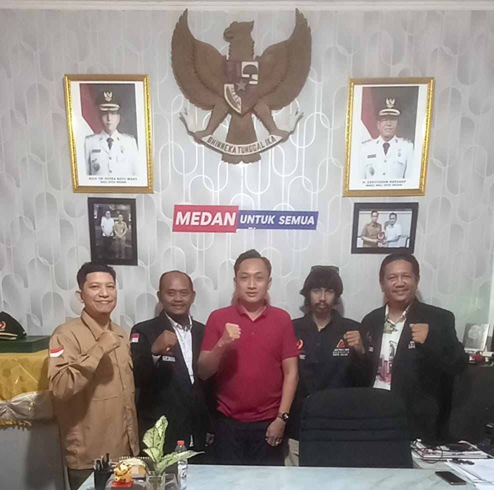 Terima Audiensi Pengurus FPTI, KONI Medan Komit Dukung Semua Cabor
