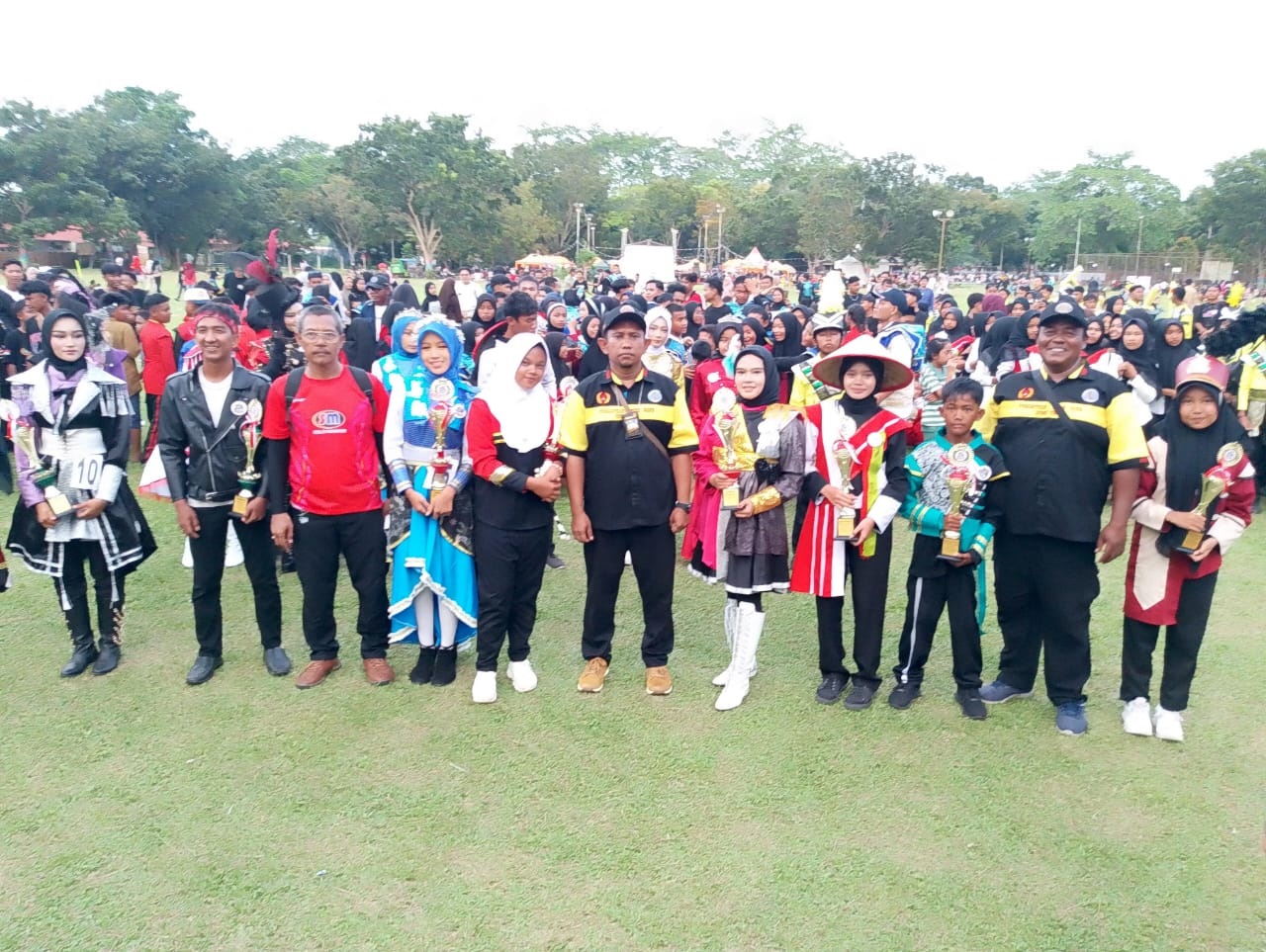 Camat Sei Lepan Apresiasi Festival Drum Band Sumut 2025