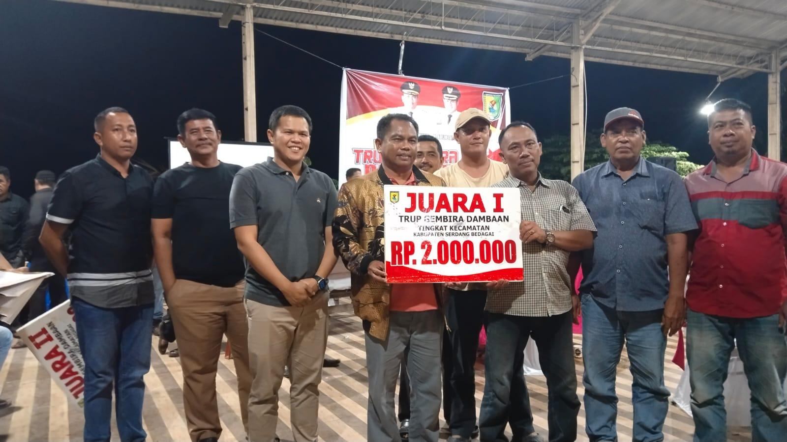 Melalui Olahraga Dambaan Ajak Warga Jaga Kamtibmas