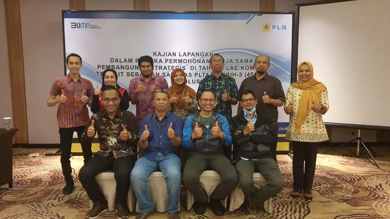 Rakor PLN - Kementerian LHK, Bahas Kerjasama Sarpras PLTA Kombih-3 di Lae Kombih