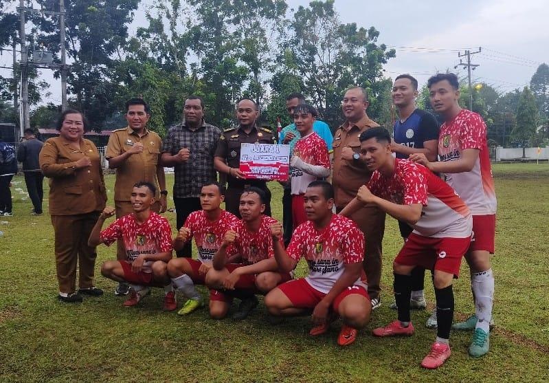 Disdik Juara Turnamen Mini Soccer Sergai