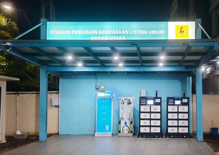 Pimpin Transisi Energi Di Indonesia, PLN Perbanyak Charging Station Di Sumut