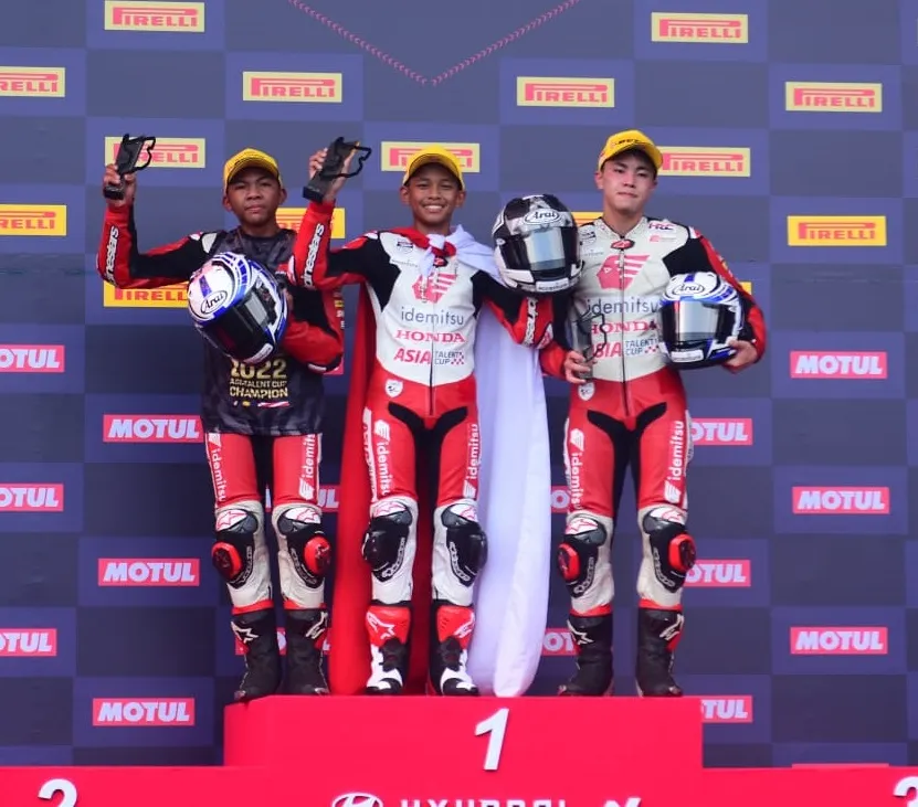 Pebalap Astra Honda Sapu Bersih Podium Tertinggi IATC Mandalika