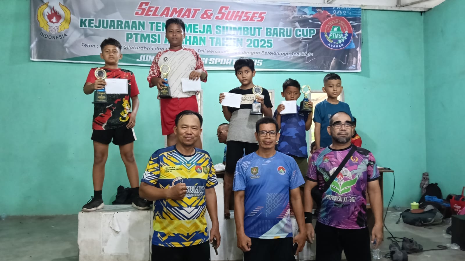 Tingkatkan Motivasi Atlet, PTMSI Asahan Gelar Siumbut Baru Cup
