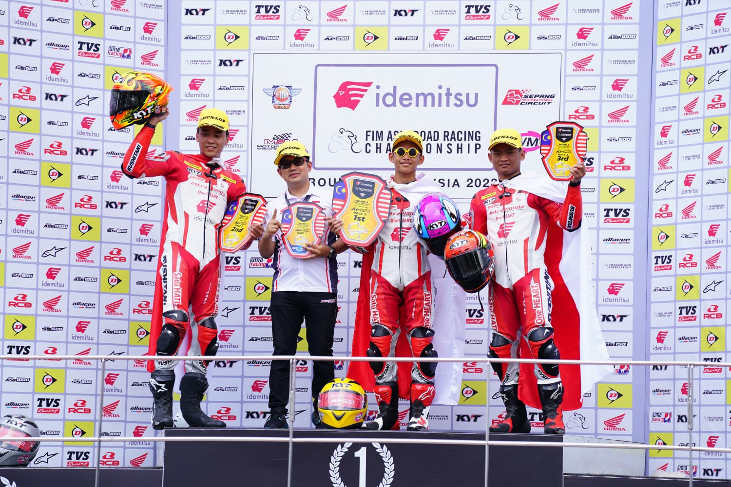 Pebalap Astra Honda Kuasai Podium ARRC Malaysia