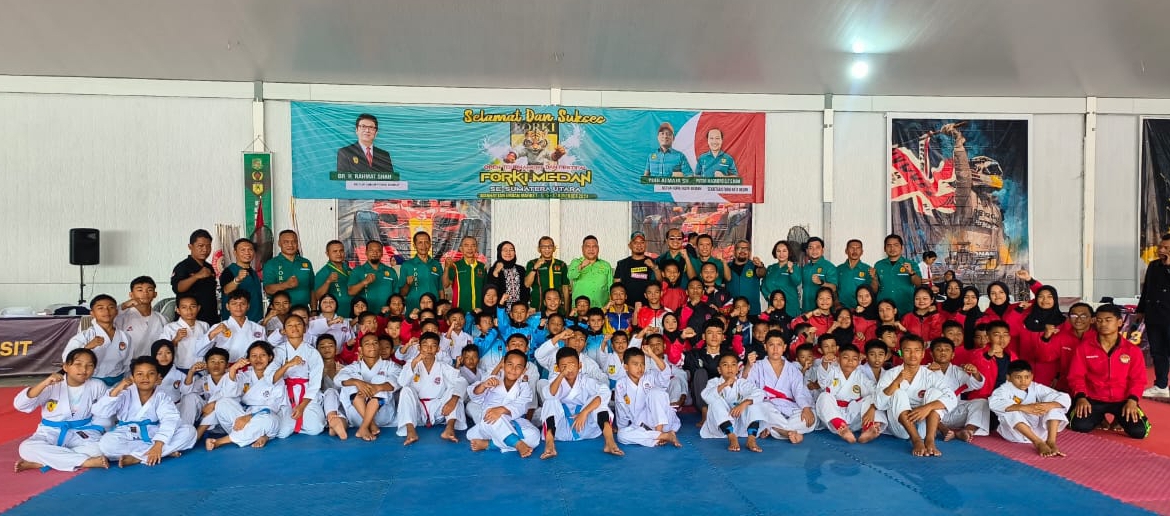 1.000 Karateka Ikut Open Tournament Forki Medan