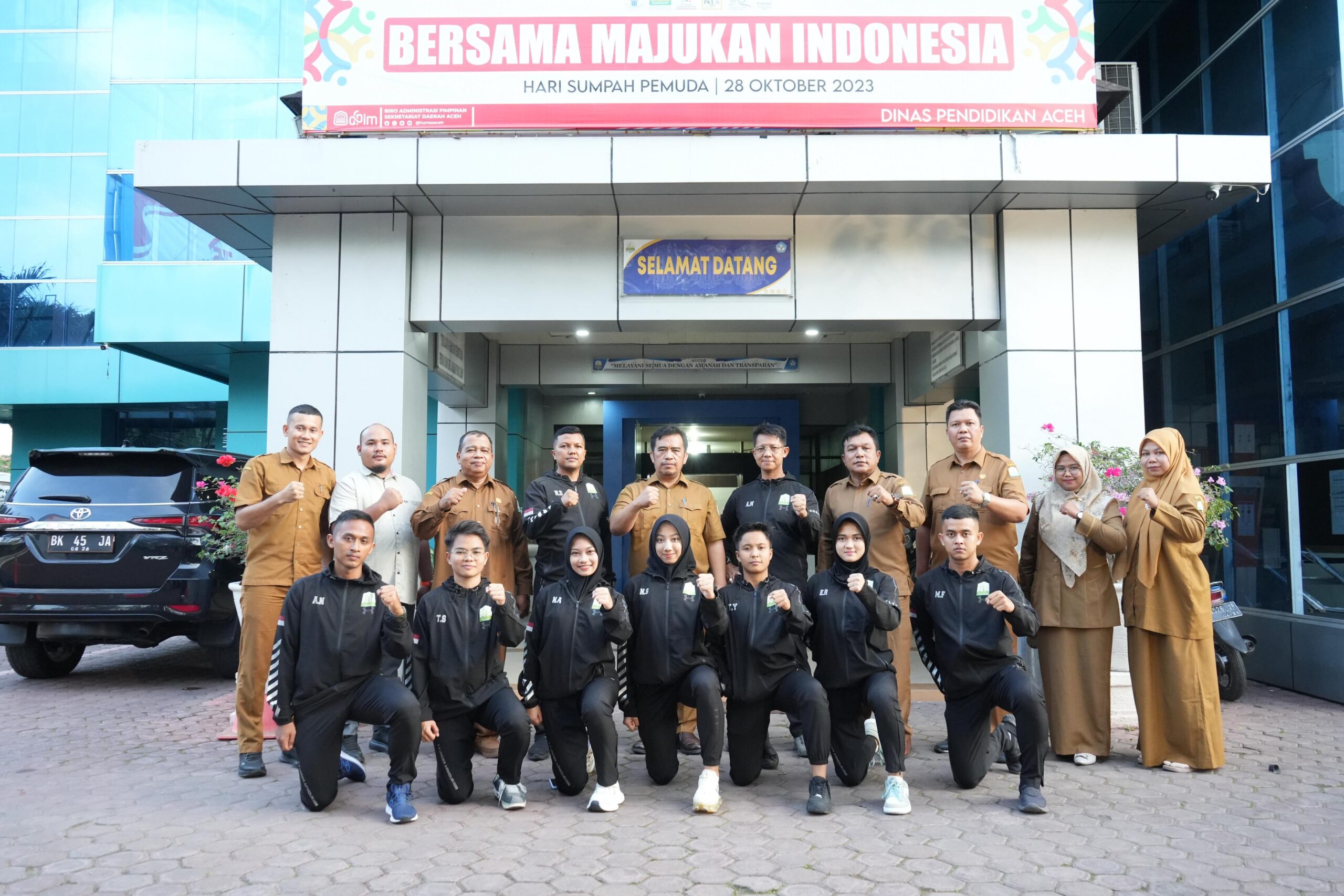 Disdik Aceh Lepas Karate Ikut Kejurnas