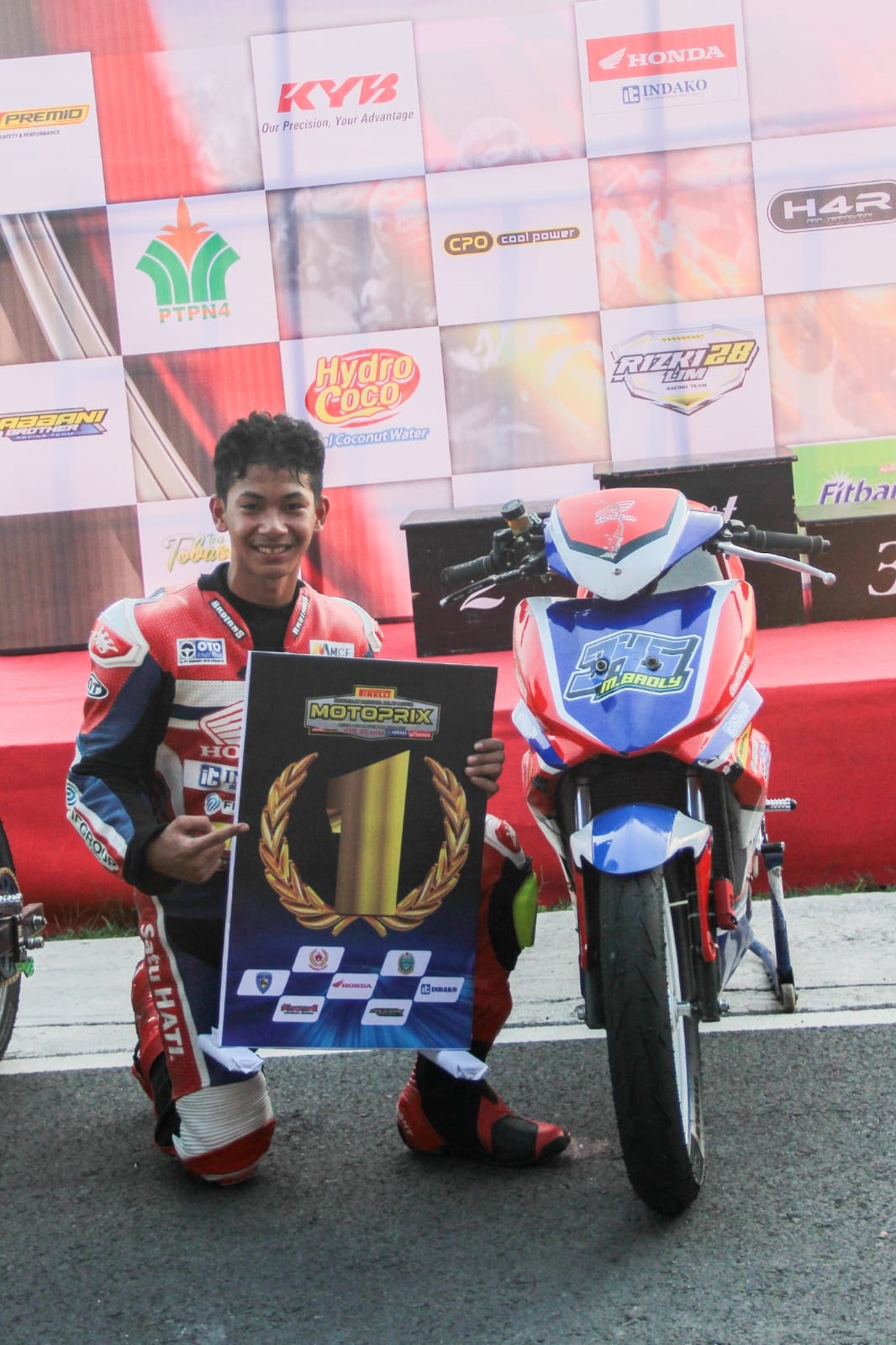 Honda Indako Bangga Prestasi Pebalap Binaan Di Kejurnas Motoprix 2025