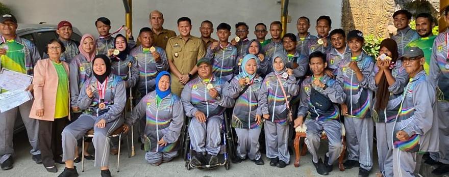 Adlin Bangga Atlet NPC Sergai Sabet 9 Emas