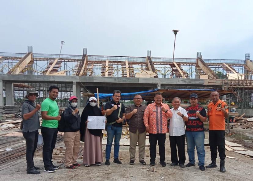Pembangunan Gor Voli Sumut Sudah 30 Persen